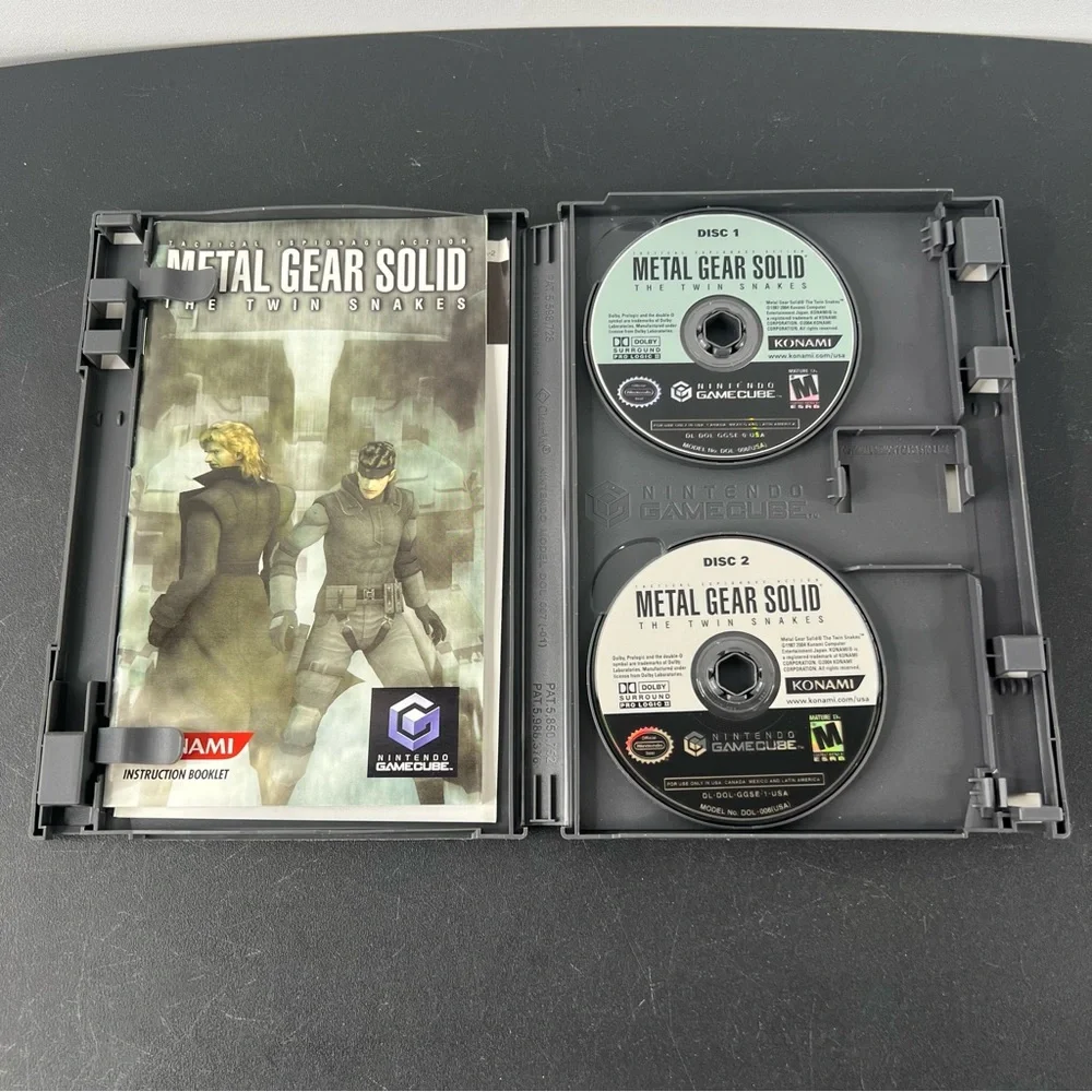 Metal Gear Solid: The Twin Snakes Video Game Nintendo Gamecube Tested & Complete